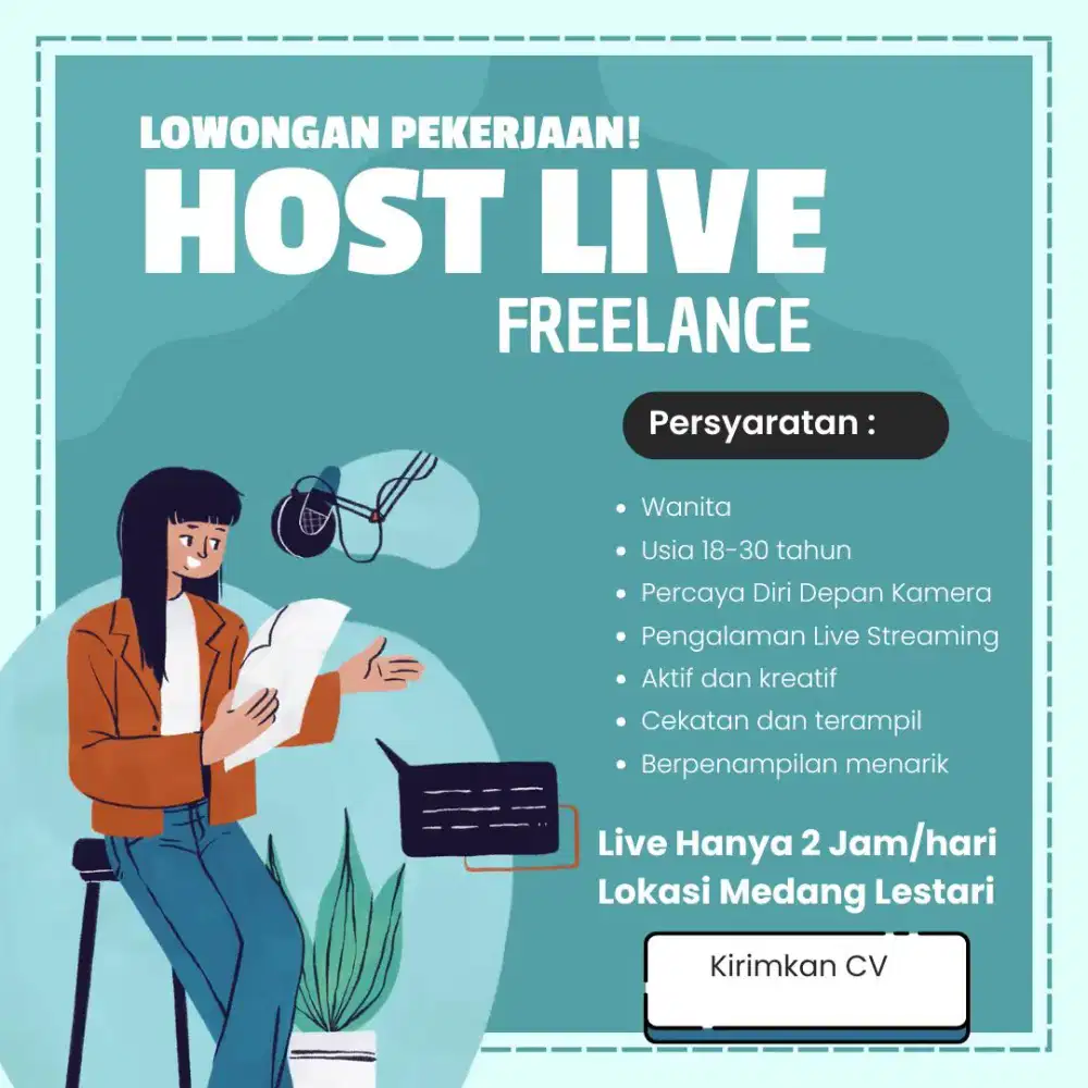 LOKER HOST LIVE STREAMING MALAM 2 JAM