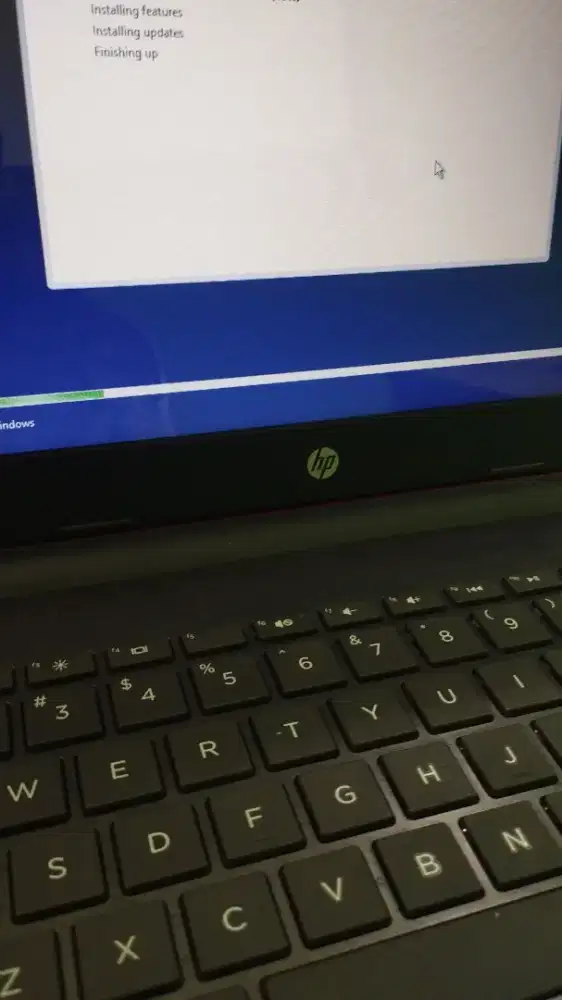 laptop hp 14 likenew all ori segel