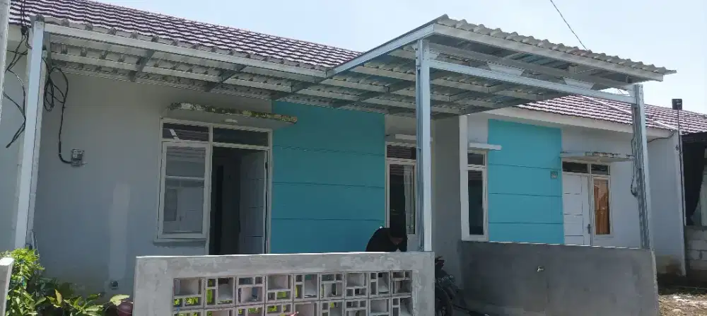 Kanopi canopy galvalum spandek upvc renovasi plafon bangunan