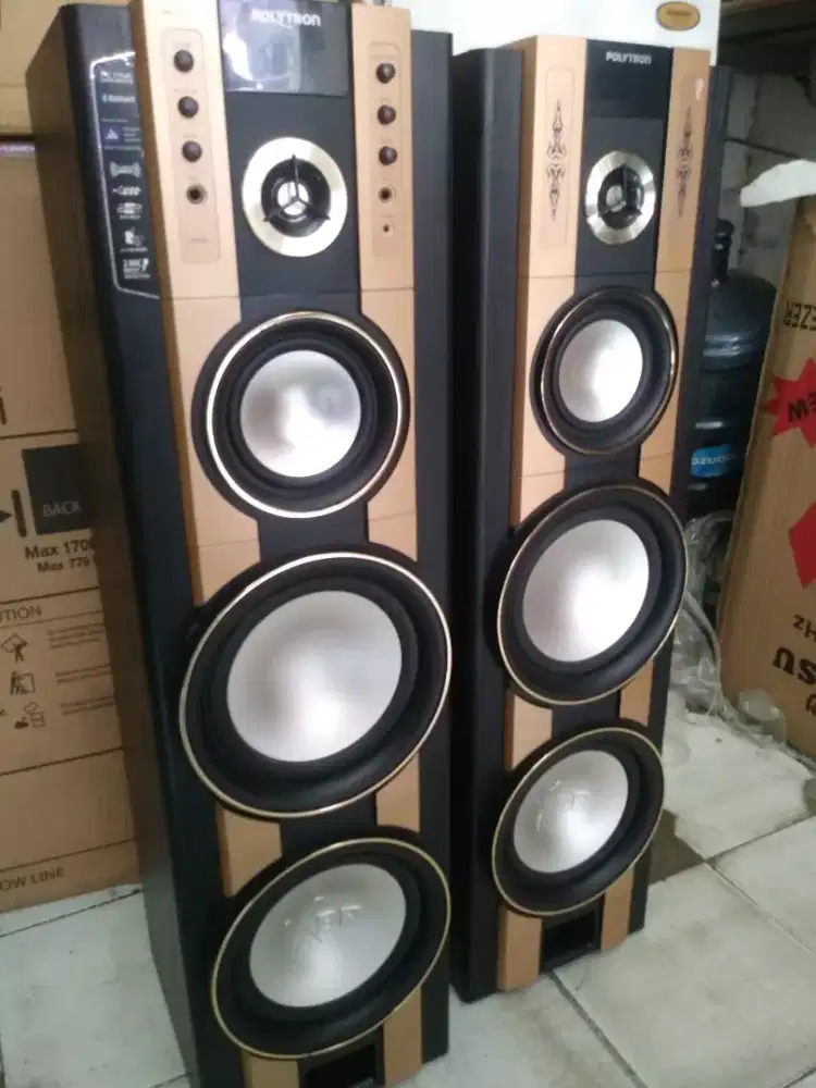 Speaker POLYTRON (PAS-69) Bluetooth Kondisi Bagus, Suara Mantap & Oke