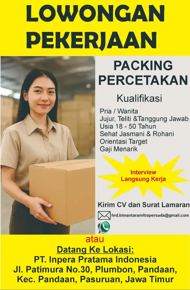 Packaging-Percetakan