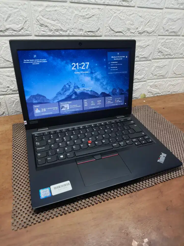 Lenovo thinkpad L390 Core i3 Gen-8 (8/256gb) 13,3 inch Muluss