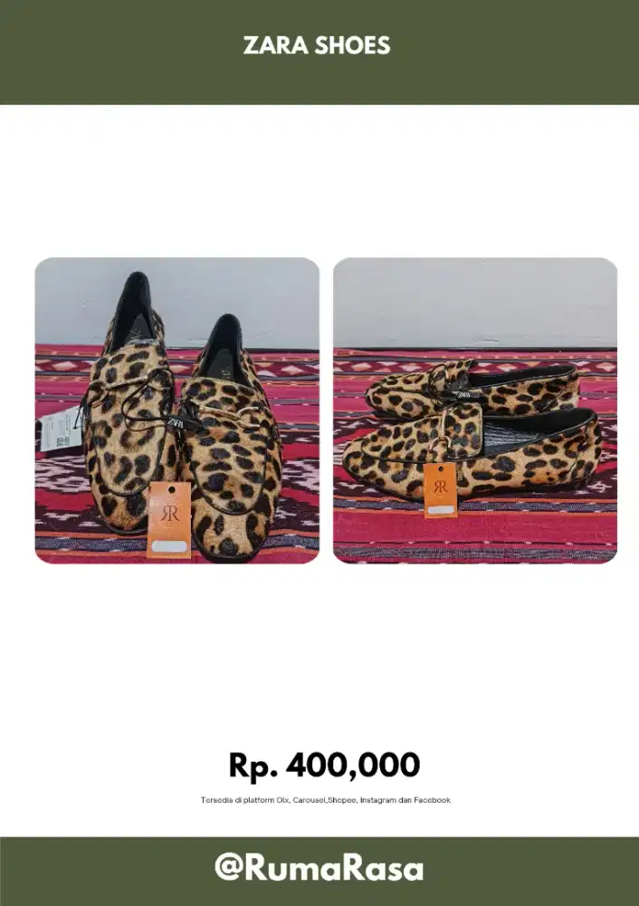 Sepatu wanita brand Zara