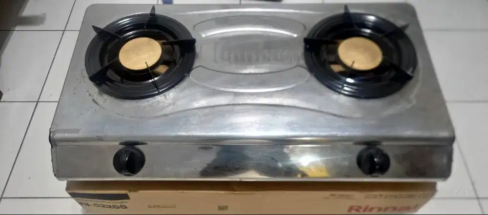 KOMPOR GAS ORIGINAL QUANTUM STEINLESS  2 TUNGKU