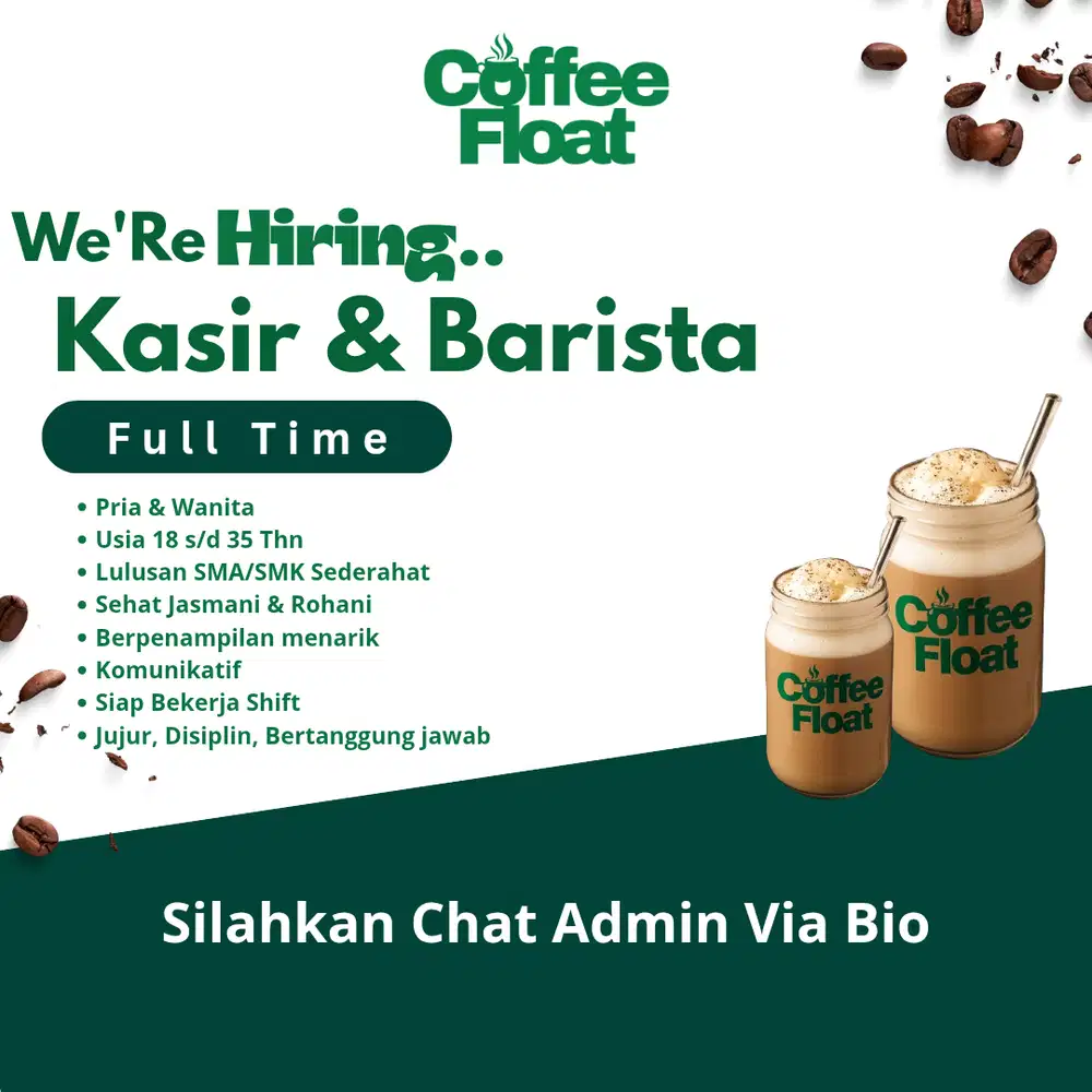 Lowongan Kerja Kasir & Barista
