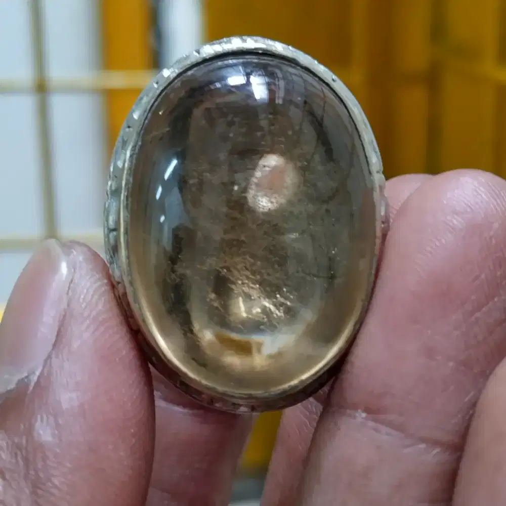Permata citrine kecubung kuning kristal