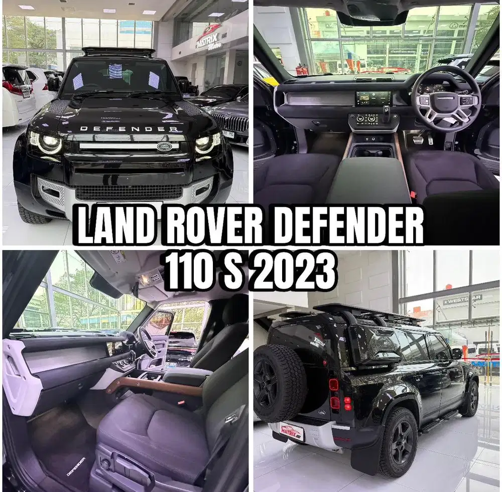 Land Rover Defender 110 S Nik 2023 Black on black Siap Pakai