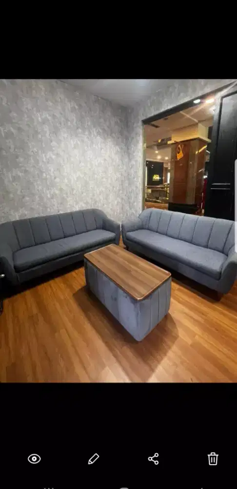 Sofa modern 1 set dan meja