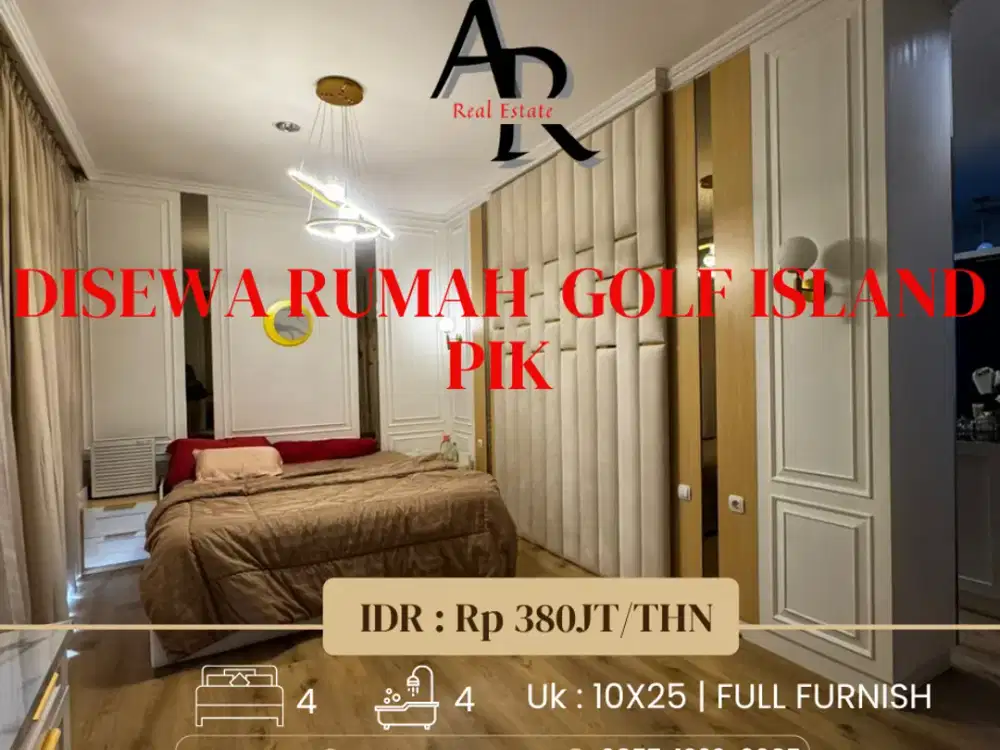 Di Jual / Sewakan Rumah Golf island  pik