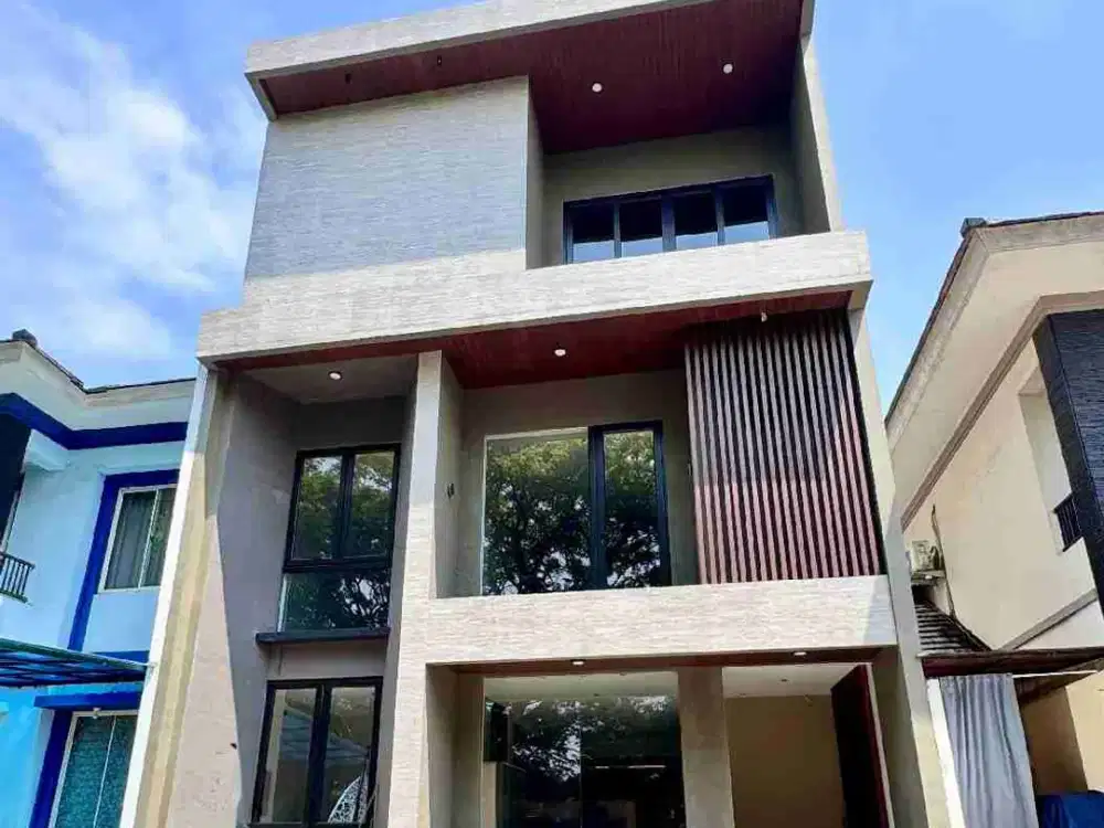 Rumah Baru 3Lt Siap Huni Depan Taman Alam Sutera