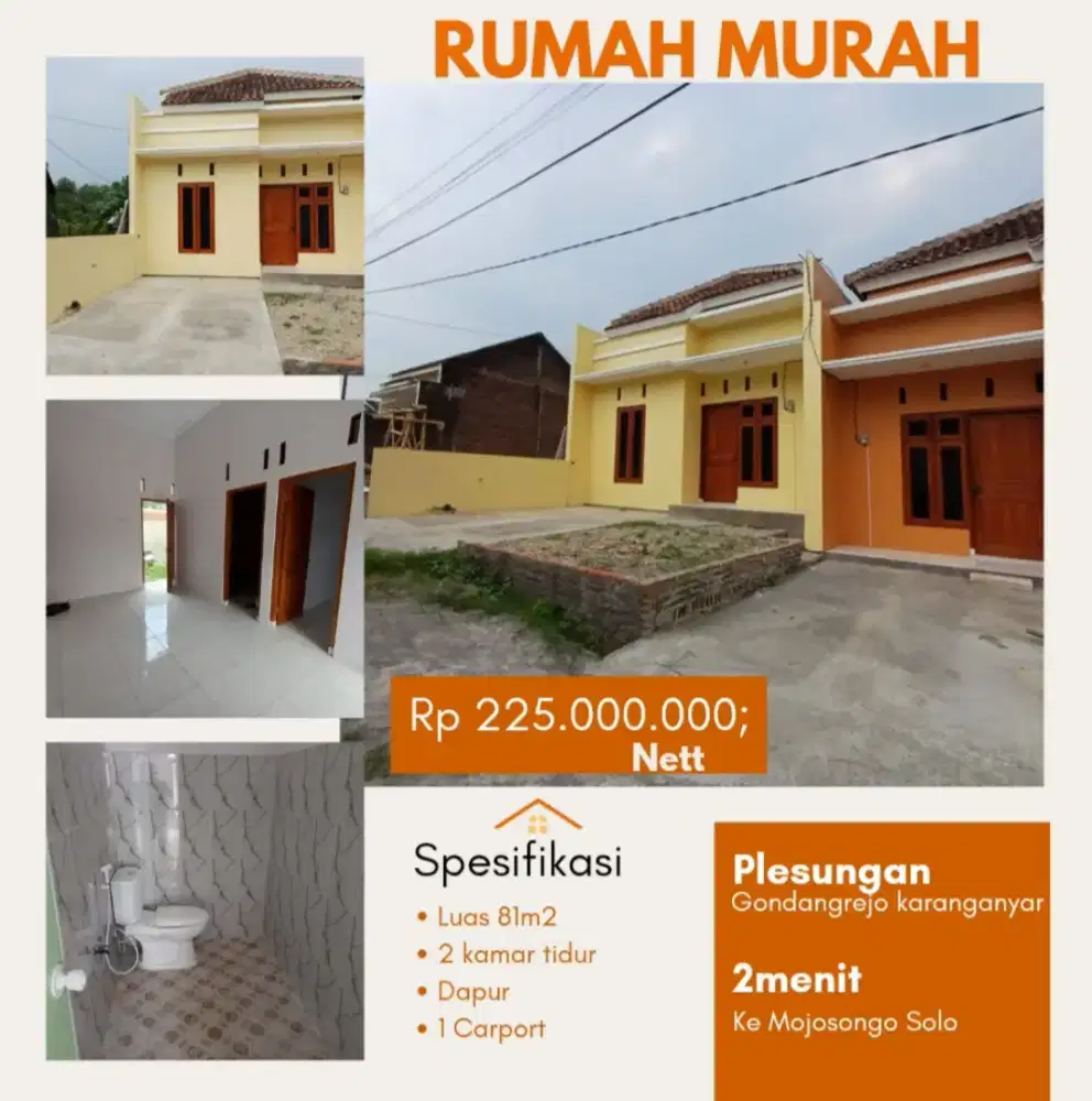 Runah baru 81 termurah solo utara