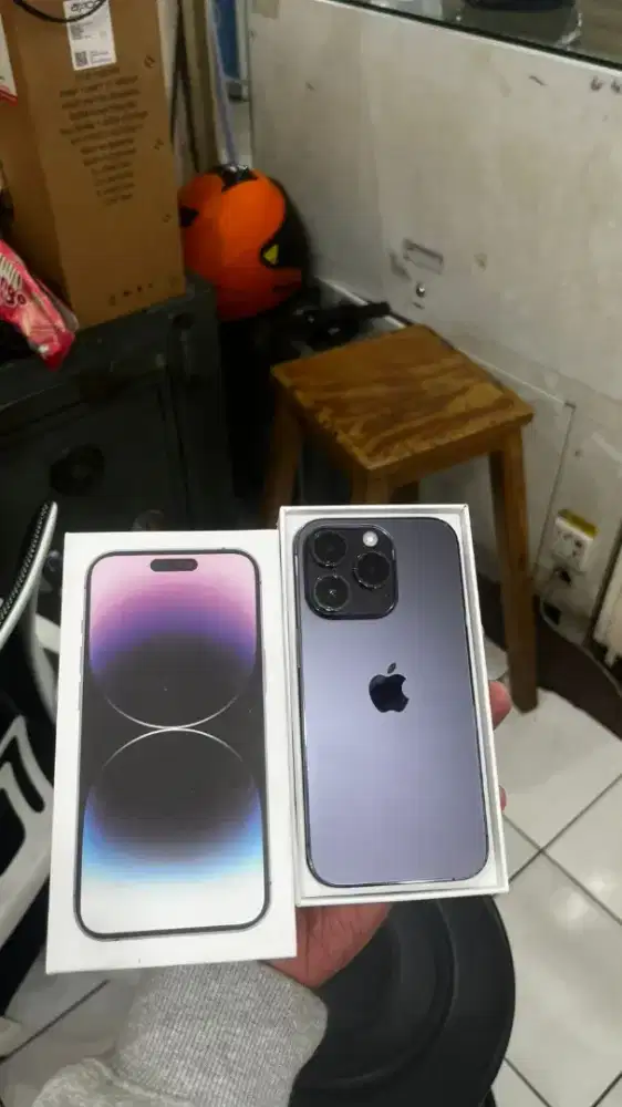 Iphone 14 pro 128 lengkap beacukai
