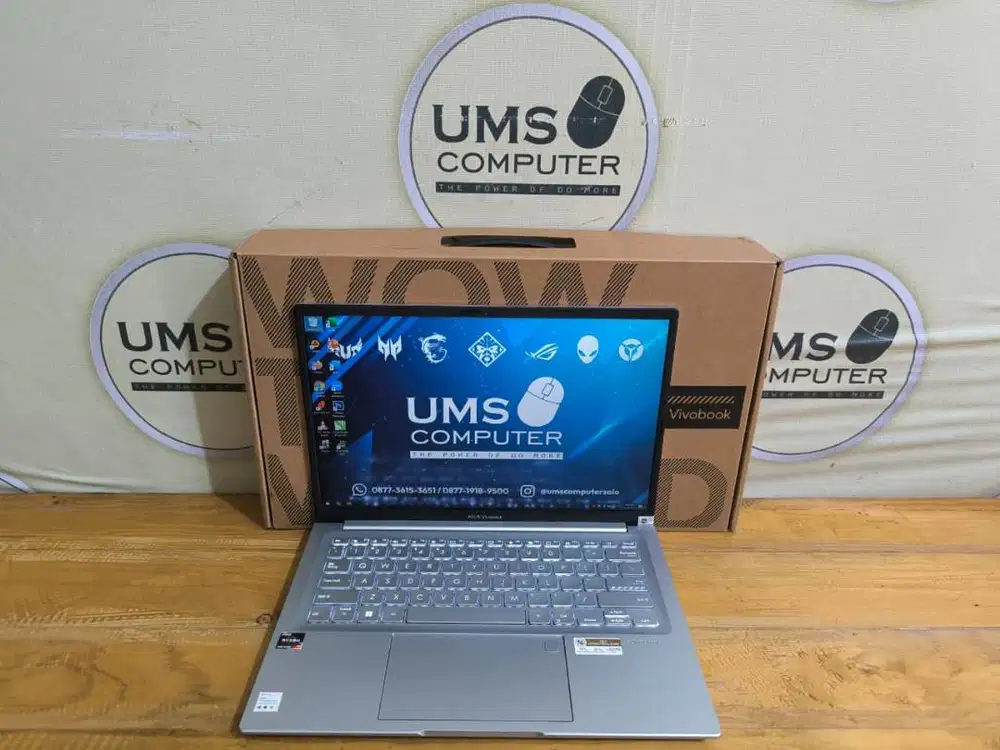 ASUS VIVOBOOK M1403Q RYZEN 7 5800HS Ram 16GB SSD 512GB WUXGA