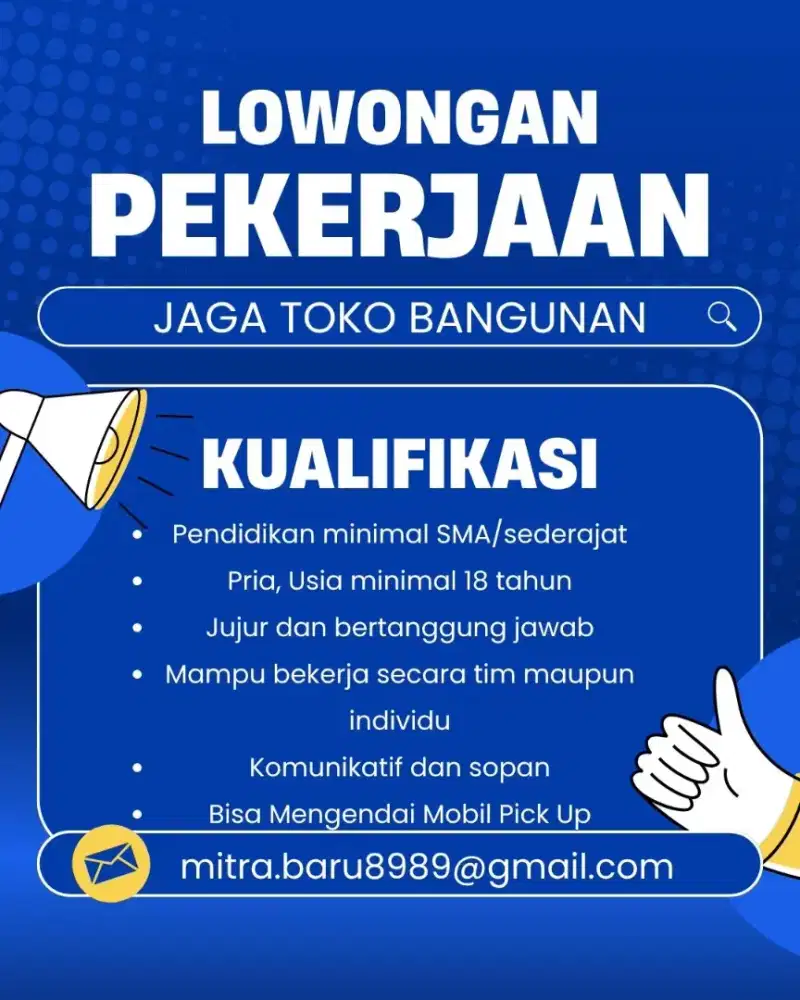 LOKER STAFF TOKO