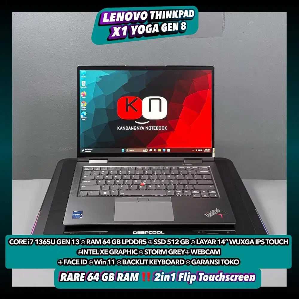 Lenovo thinkpad X1 yoga 8th i7 1365U gen 13 Ram 32 Gb Rare