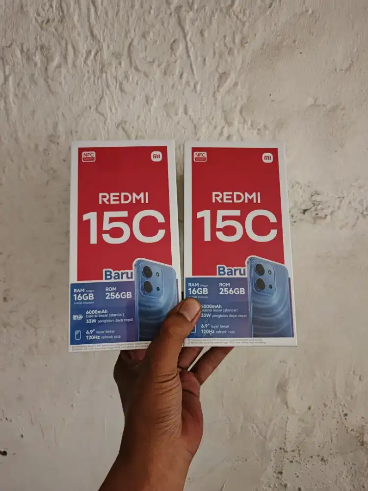 [ Fast respon WA ] Xiaomi Redmi 15C NFC 8+8/256 Garansi resmi 15bln
