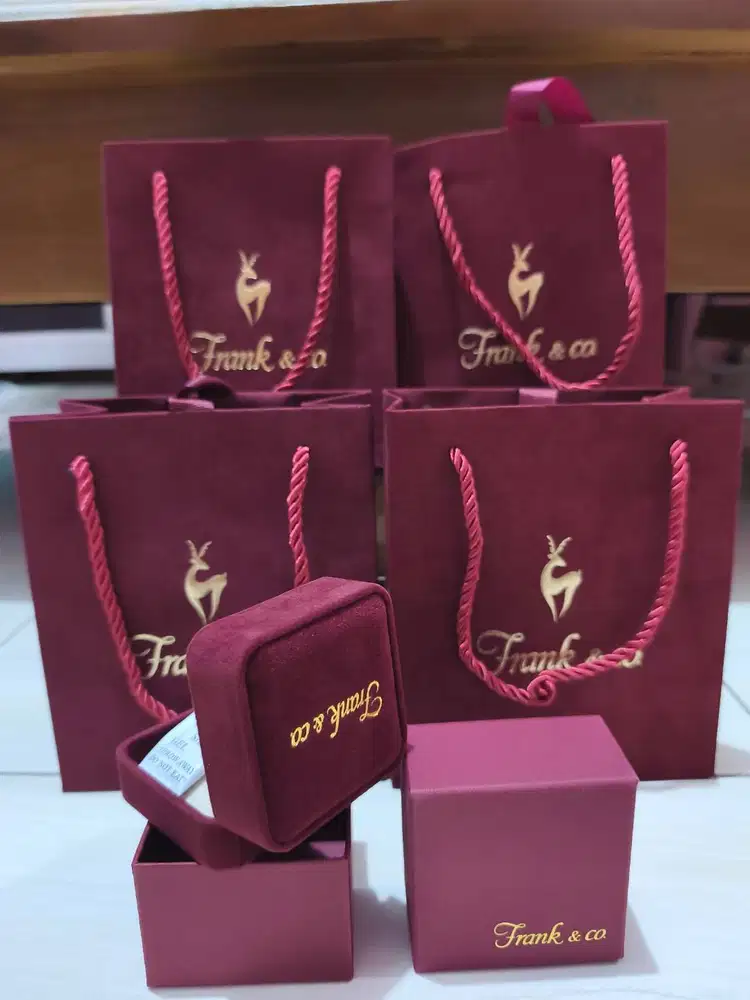Kotak Box Paperbag Tas 1 set Frank n Co Frank & Co NEW ORIGINAL