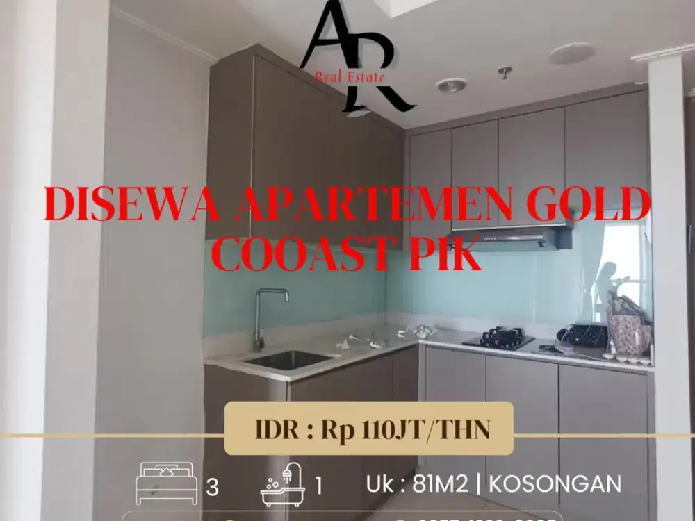 Disewakan Apartemen gold coast pik Seaview