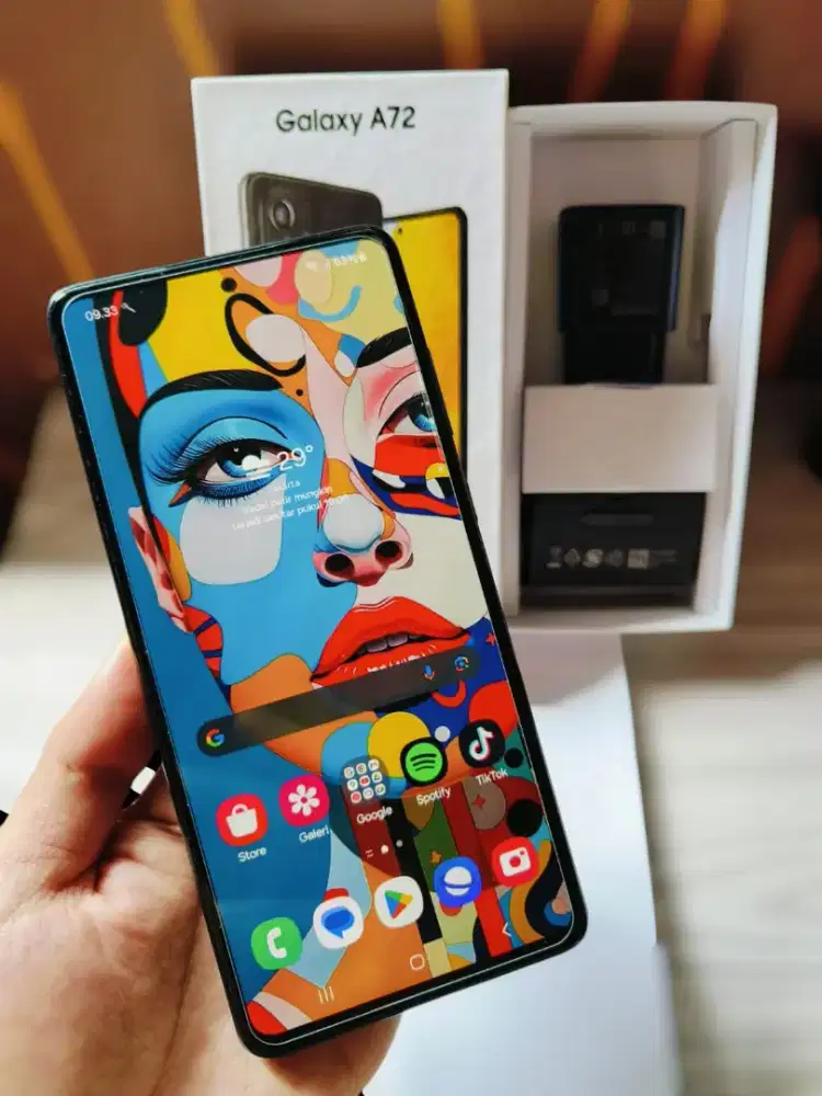samsung a72 8gb/128gb fullset