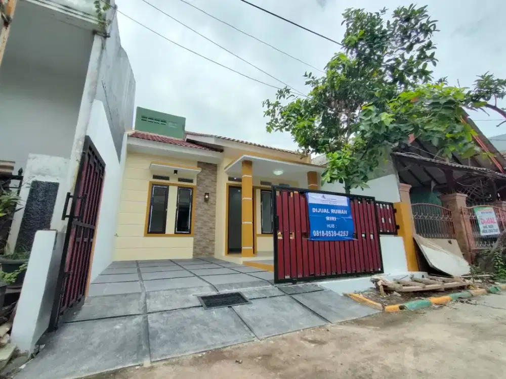 JUAL RUMAH BEBAS BANJIR LT 72 DI BEKASI TIMUR, MUSTIKAJAYA