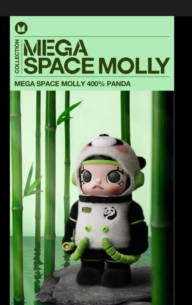 Popmart Mega Molly Panda 400% Original