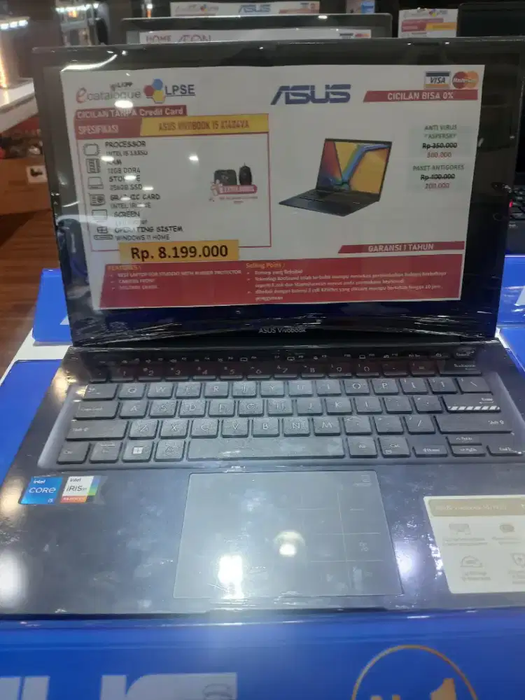 Cicil laptop Asus pakai homecredit