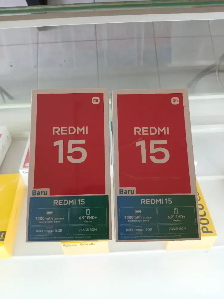 Redmi 15 NFC 8/256 New garansi resmi TAM 15 bulan