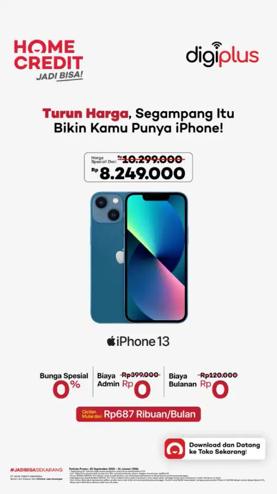IPHONE 13CICILAN TANPA KARTU KREDIT