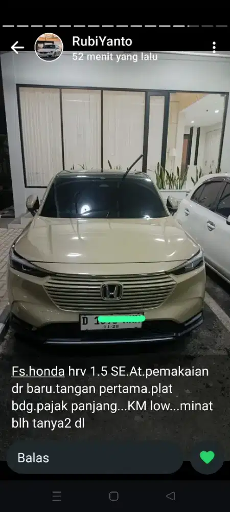 Honda HRV 2023 Istimewa