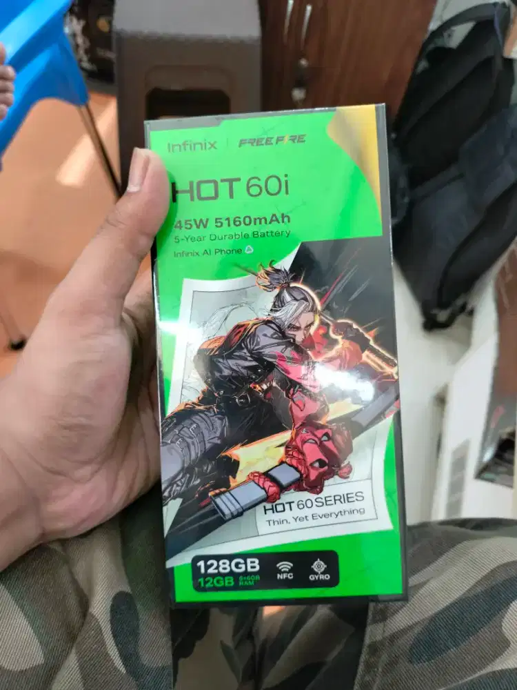 Infinix Hot 60i 6/128gb New Garansi Resmi