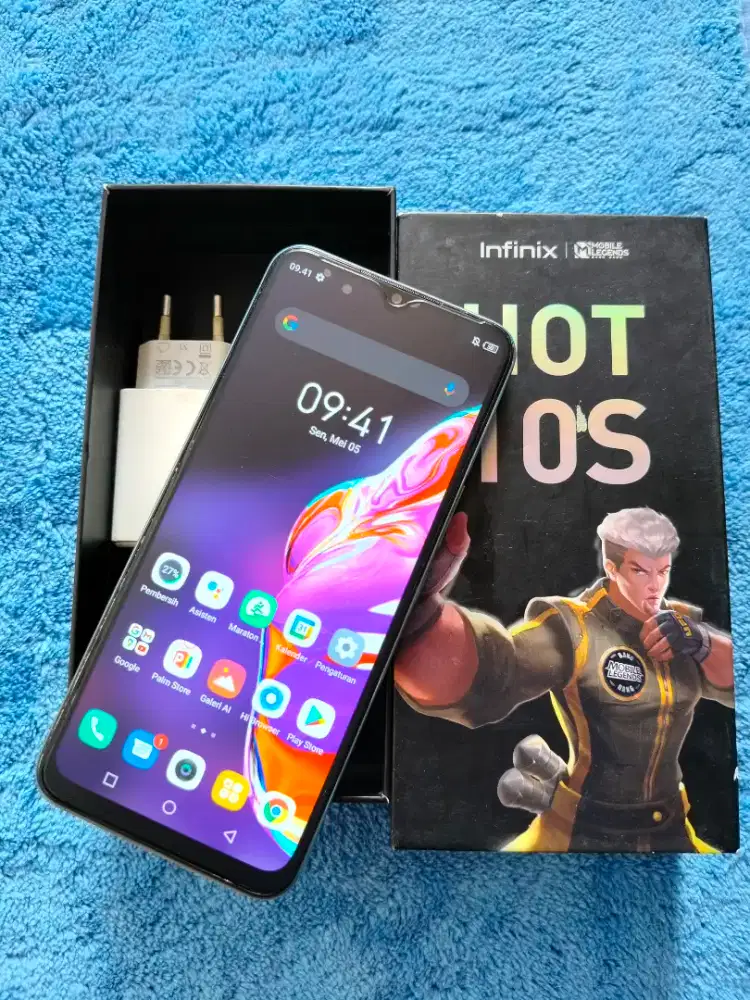 infinix hot 10s 6gb/128gb fullset