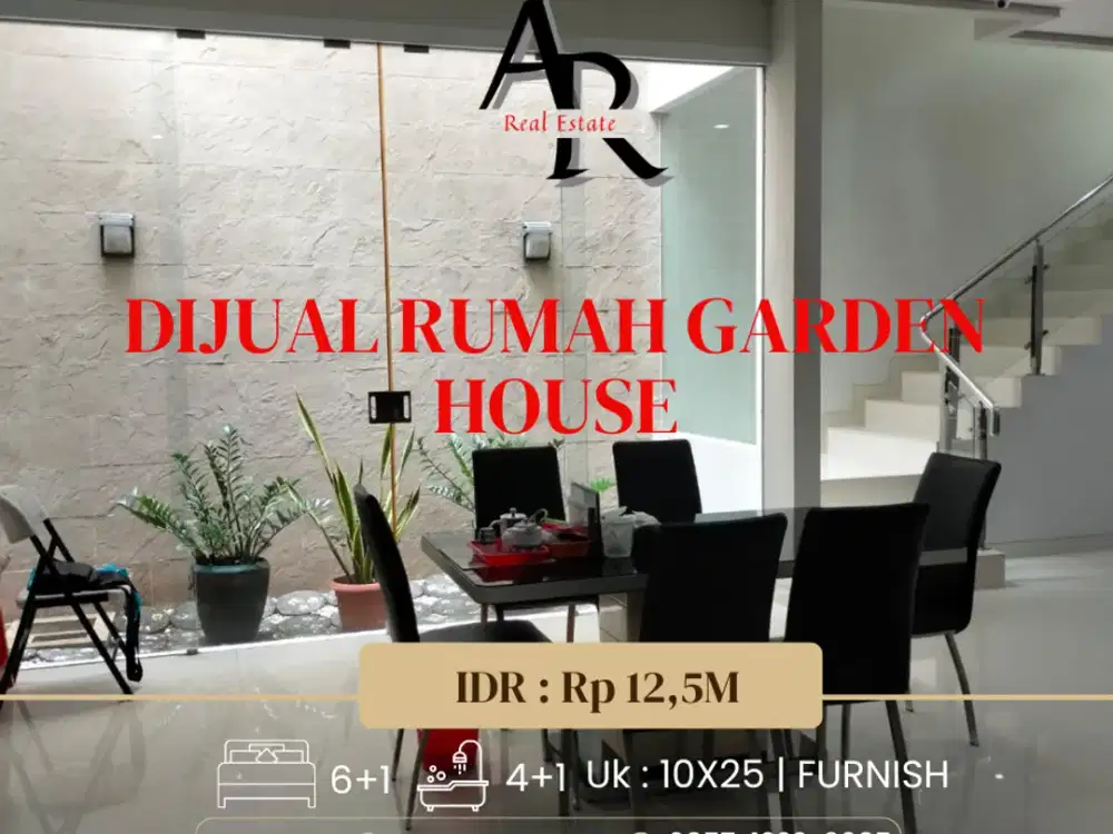 Dijual cepat  Rumah garden house