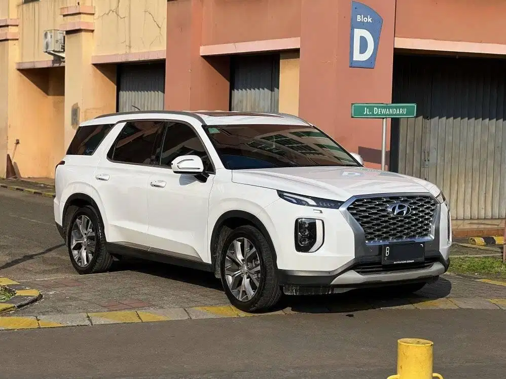 2021 Hyundai Palisade Signature 2.2 Diesel AT Putih Record Siap TT