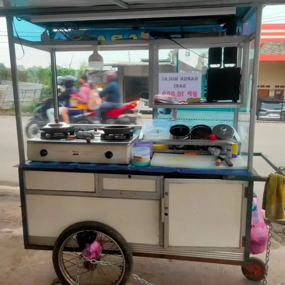 Jual gerobak martabak