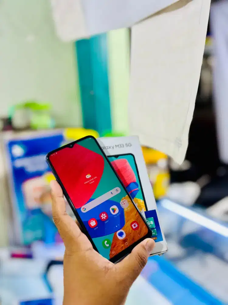 Samsung M33 5g 8/128 Lengkap