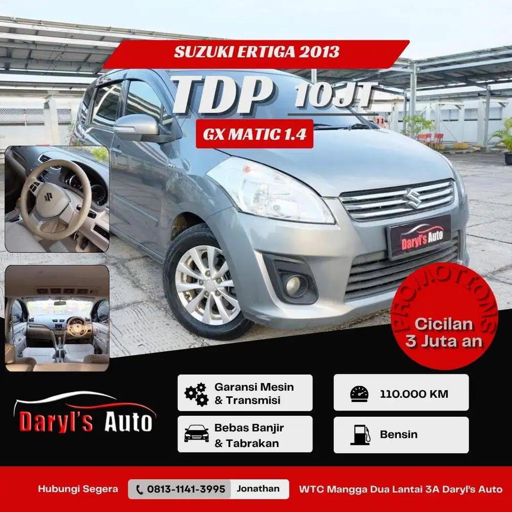 Tdp  Minim Suzuki Ertiga GX 2013 1.4 AT