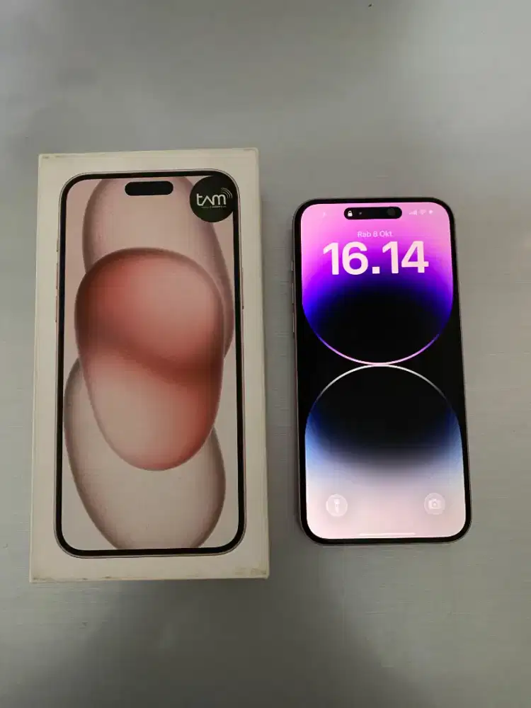 Jual Iphone 15 plus 128gb (pink)