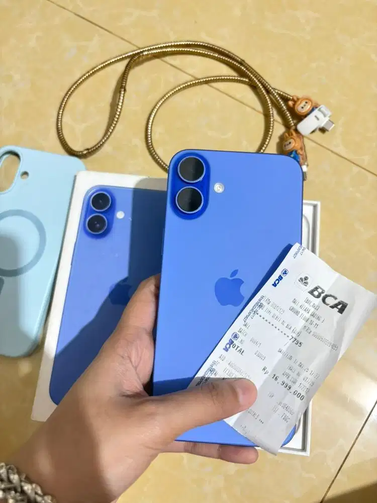 pemakaian pribadi iphone 16 plus 128gb ibox bh 100