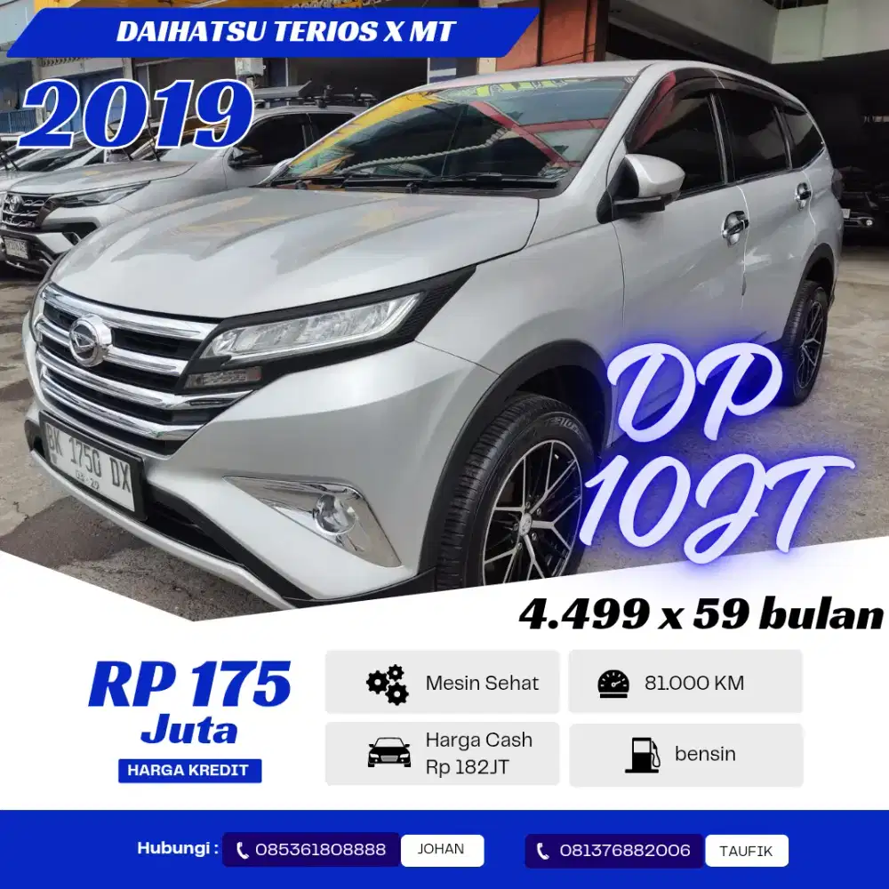 Terios X Manual 2019 Rush 2017 matic 2018