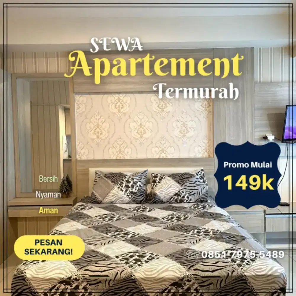 Sewa Apartemen Jakarta Selatan Kalibata City Harian/Transit Termurah