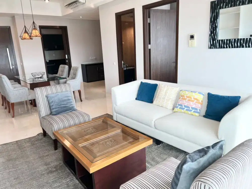 Disewakan Apartemen Kemang Village Residence Tipe 2+1 BR Furnished
