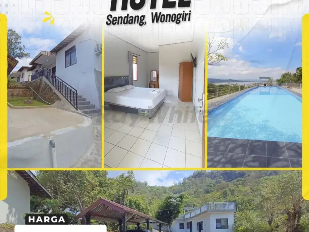 Hotel di Kawasan Wisata Waduk Gajahmungkur, Wonogiri, 24 Kamar Full Perabot