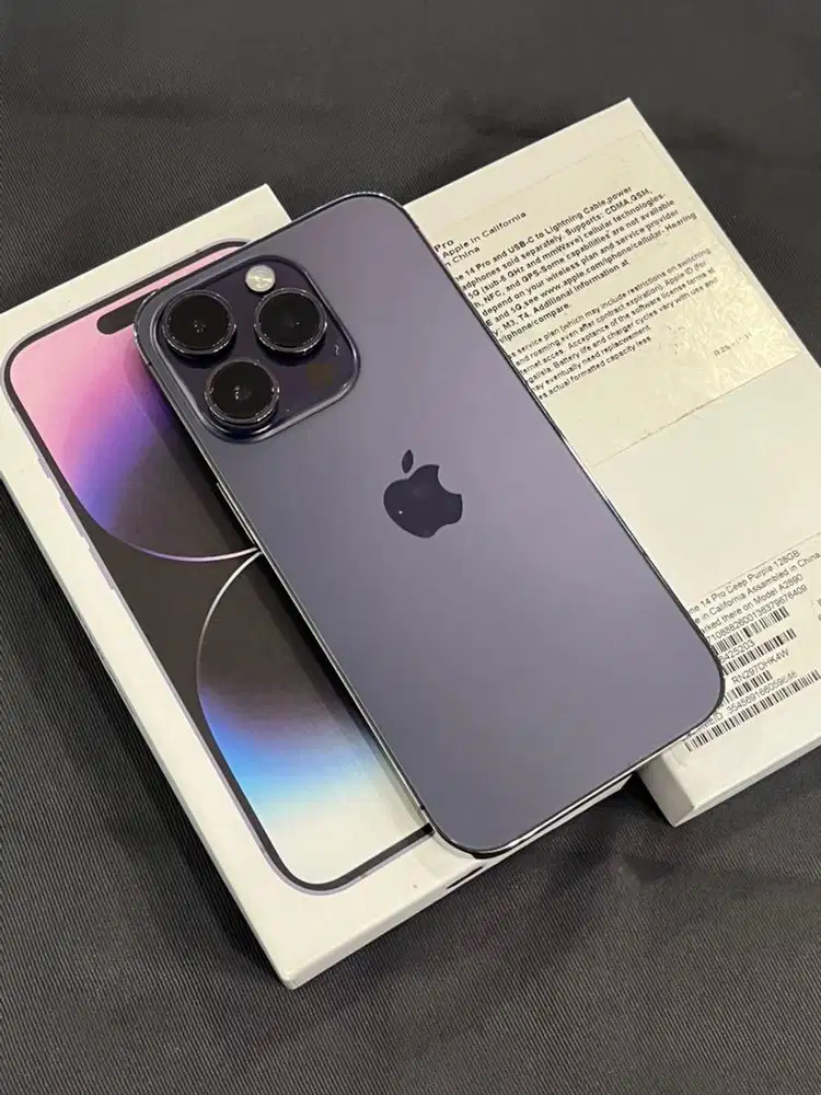 Iphone 14 peo 128Gb Hb 82% Beacukai Resmi