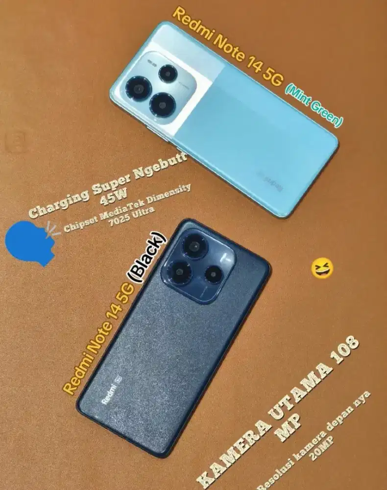 Redmi Note 14 5G RAM 12GB/512GB FREE BUDS 6 PLAY