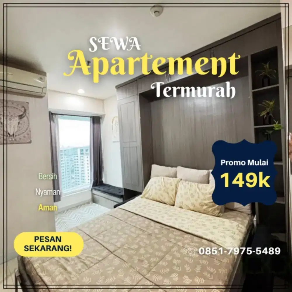 Sewa Apartemen Bekasi Selatan GRAND KAMALA LAGOON Harian/Transit murah