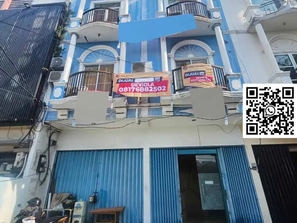 Ruko Gandeng 3 Lantai Kedoya Duri Raya – 410 m², Furnished, Dekat Tol Kebon Jeruk