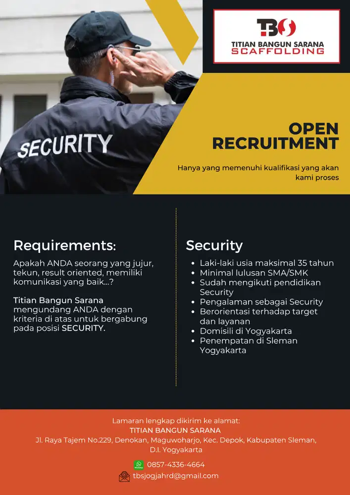 Open Rekruitment Security