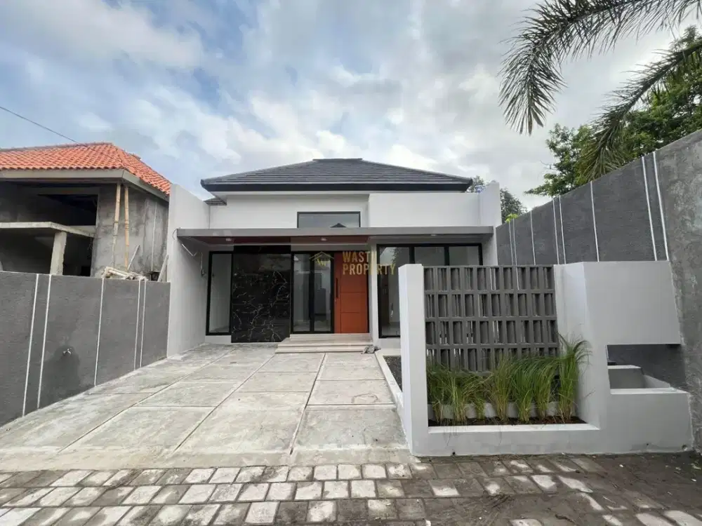 RUMAH MODERN DALAM CLUSTER ONE GATE SISTEM DI BERBAH SLEMAN