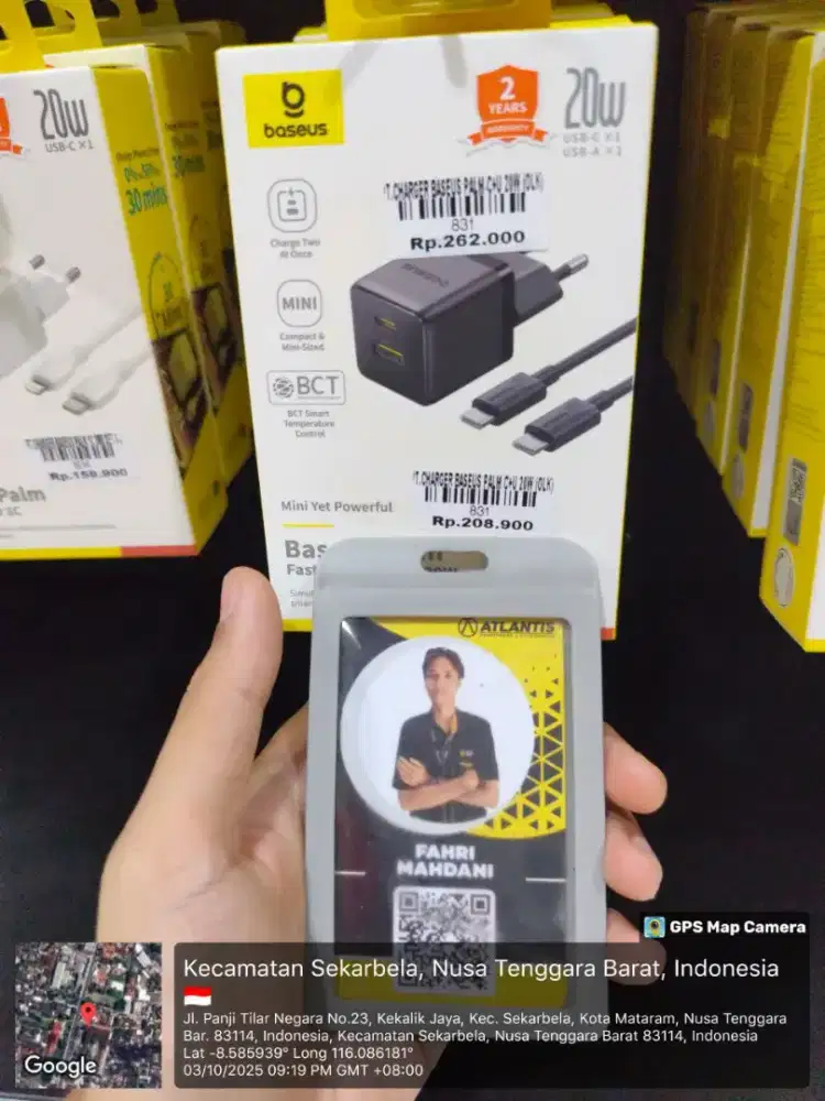 CHARGER BASEUS PALM 20W