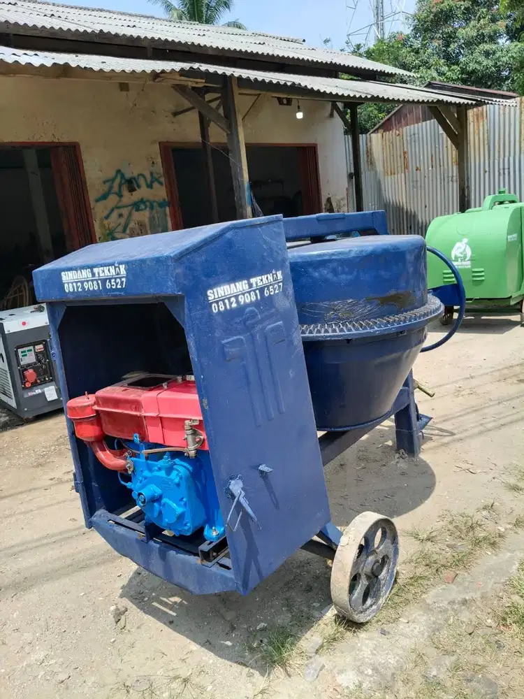 Jual Mesin Mixer Cor Beton Trindo Kondisi Mulus